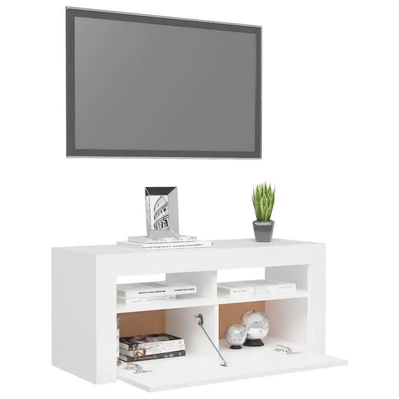 Tv-meubel met rgb led-verlichting en trendy duurzaam ontwerp - Tv-meubels
