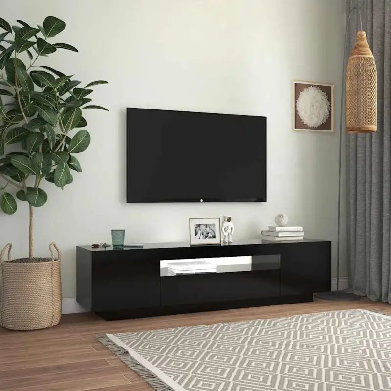 Tv-meubel met RGB LED-verlichting en trendy duurzaam ontwerp - Tv-meubels