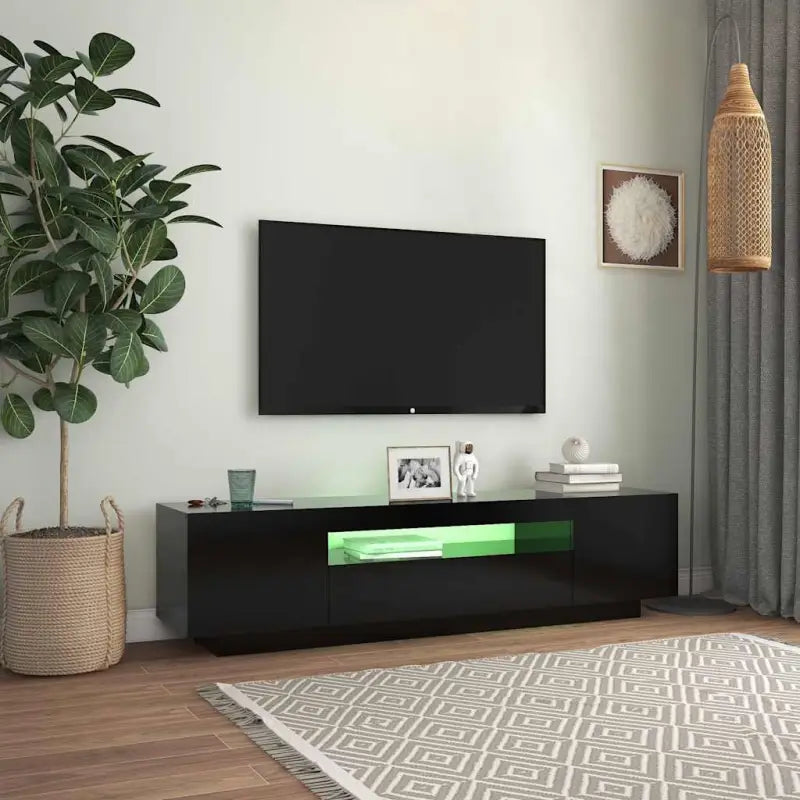 Tv-meubel met RGB LED-verlichting en trendy duurzaam ontwerp - Tv-meubels
