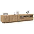 Tv-meubel met RGB LED-verlichting en trendy ontwerp voor elk interieur - artisanaal eikenkleurig / 1 - Tv-meubels