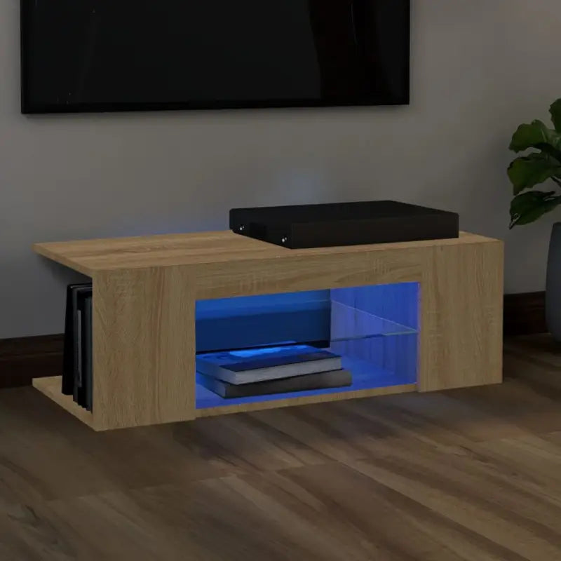 Tv-meubel met rgb led-verlichting en trendy praktisch ontwerp - Tv-meubels