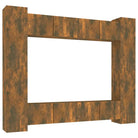 Tv-meubel set van bewerkt hout met trendy en stevig design - Tv-meubels