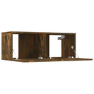 Tv-meubel set van bewerkt hout met trendy en stevig design - Tv-meubels