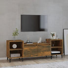 Tv-meubel van bewerkt hout in grijs sonoma met stevig en stijlvol design - Gerookt eiken / 1 - Tv-meubels