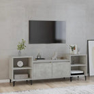 Tv-meubel van bewerkt hout in grijs sonoma met stevig en stijlvol design - Betongrijs / 1 - Tv-meubels