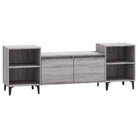Tv-meubel van bewerkt hout in grijs sonoma met stevig en stijlvol design - Tv-meubels
