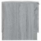 Tv-meubel van bewerkt hout in grijs sonoma met strak design - Tv-meubels