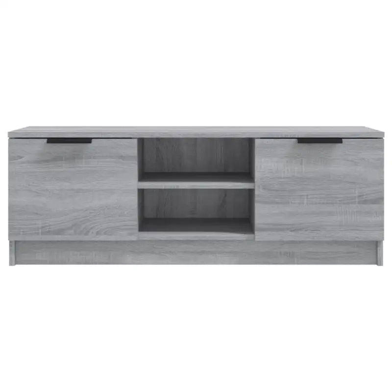 Tv-meubel van bewerkt hout in grijs sonoma met strak design - Tv-meubels