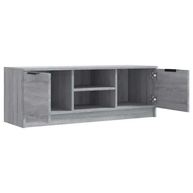 Tv-meubel van bewerkt hout in grijs sonoma met strak design - Tv-meubels