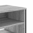 Tv-meubel van bewerkt hout in grijs sonoma met veel opbergruimte - Tv-meubels