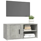 Tv-meubel van bewerkt hout met eigentijds en stevig design - Tv-meubels
