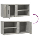 Tv-meubel van bewerkt hout met eigentijds en stevig design - Tv-meubels