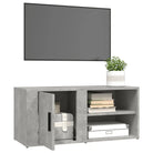 Tv-meubel van bewerkt hout met eigentijds en stevig design - Tv-meubels