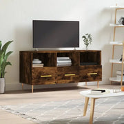 Tv-meubel van bewerkt hout met ijzeren poten en trendy design - Tv-meubels