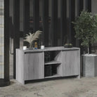 Tv-meubel van bewerkt hout met minimalistisch ontwerp en opbergruimte - Grijs sonoma / 1 - Tv-meubels
