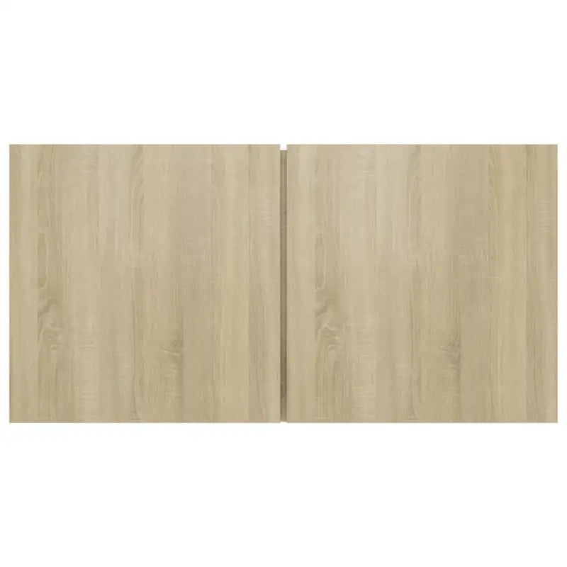 Tv-meubel van bewerkt hout met muurbevestiging en tijdloos design - Tv-meubels