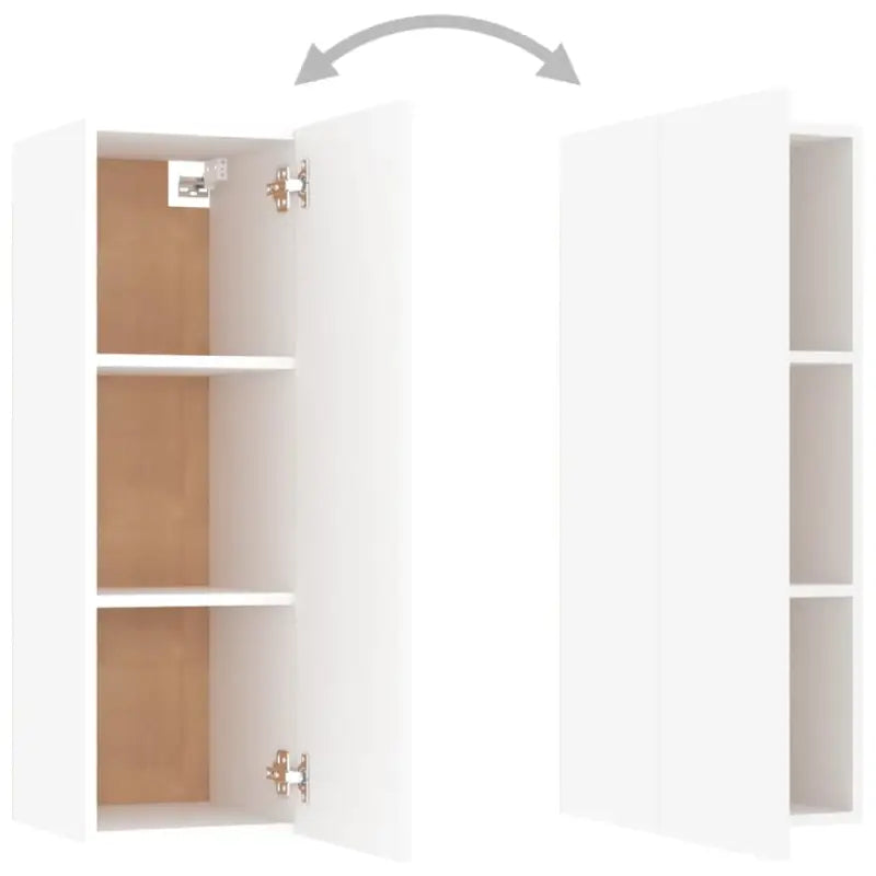 Tv-meubel van bewerkt hout met muurbevestiging en trendy design - Tv-meubels