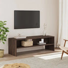 Tv-meubel van bewerkt hout met open vakkeel in vintage stijl - bruin eikenkleur / 1 - Tv-meubels