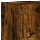 Tv-meubel van bewerkt hout met RGB LED-verlichting in gerookt eiken - Tv-meubels