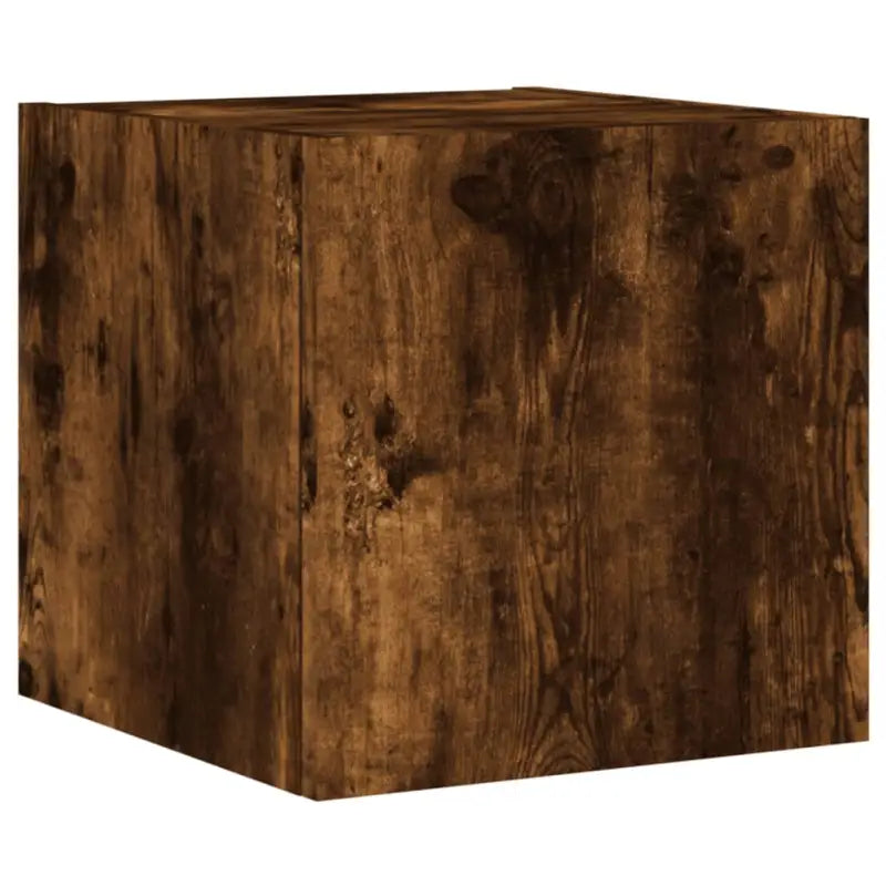 Tv-meubel van bewerkt hout met RGB LED-verlichting in gerookt eiken - Tv-meubels