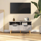 Tv-meubel van bewerkt hout met stevig en praktisch ontwerp - Betongrijs / 1 - Tv-meubels