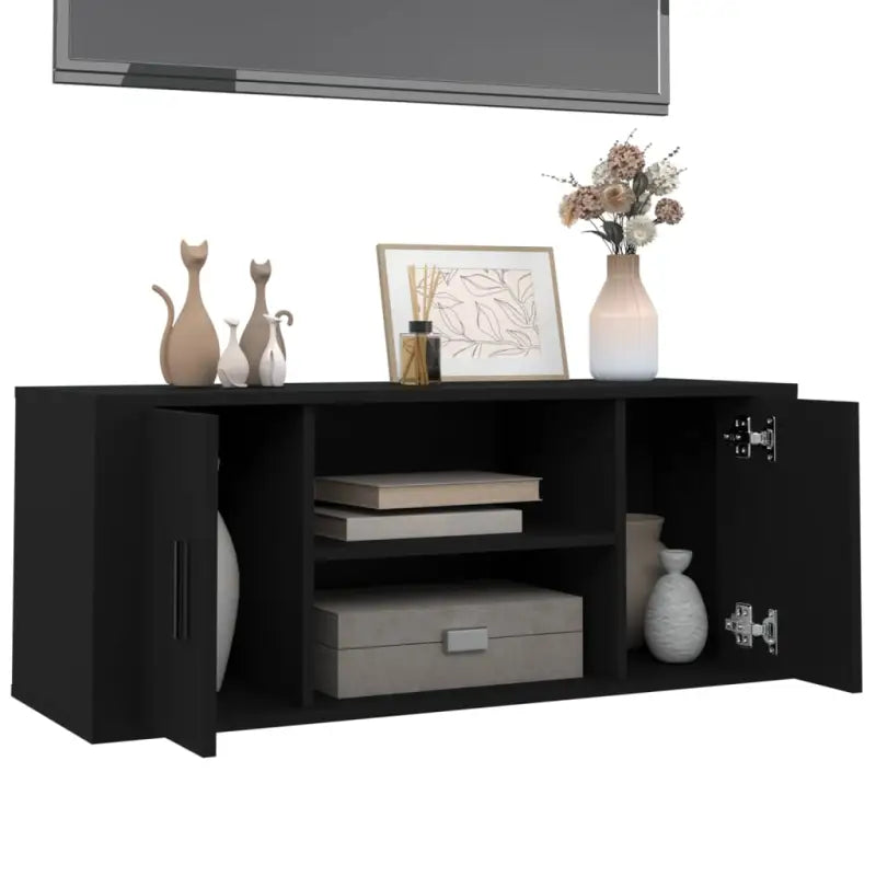 Tv-meubel van bewerkt hout met stijl en stevigheid - Tv-meubels