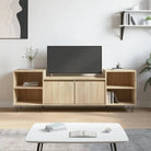 Tv-meubel van bewerkt hout met trendy en praktisch ontwerp - Sonoma eiken / 1 - Tv-meubels
