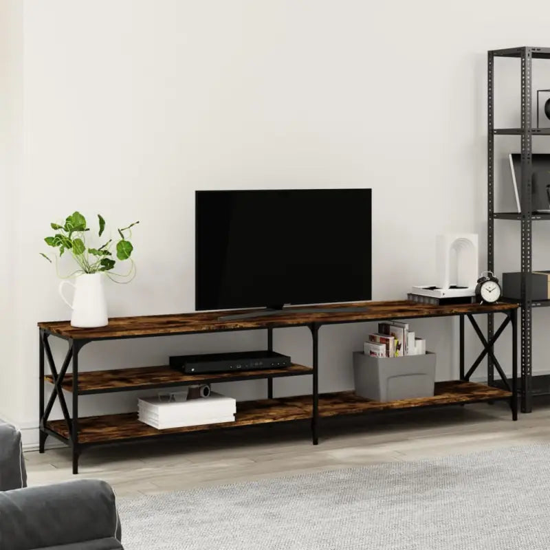 Tv-meubel van bewerkt hout met trendy en praktisch ontwerp - Tv-meubels