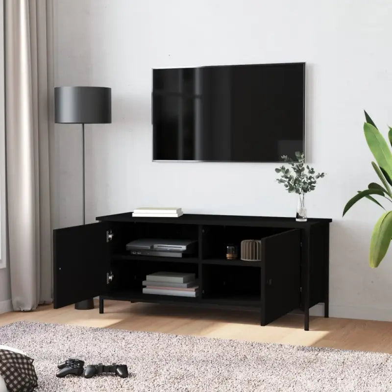 Tv-meubel van bewerkt hout met trendy en praktisch ontwerp - Tv-meubels