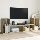 Tv-meubel van bewerkt hout met veel opbergruimte voor woon- of slaapkamer - Tv-meubels