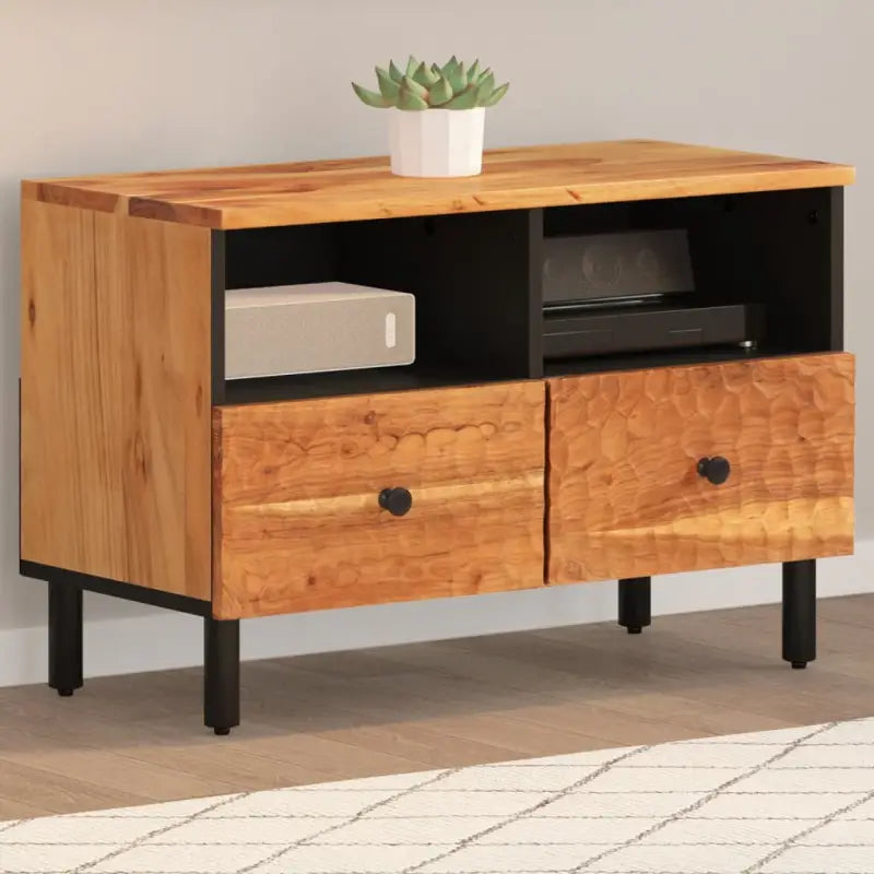 Tv-meubel van massief acaciahout met trendy en praktisch design - Tv-meubels