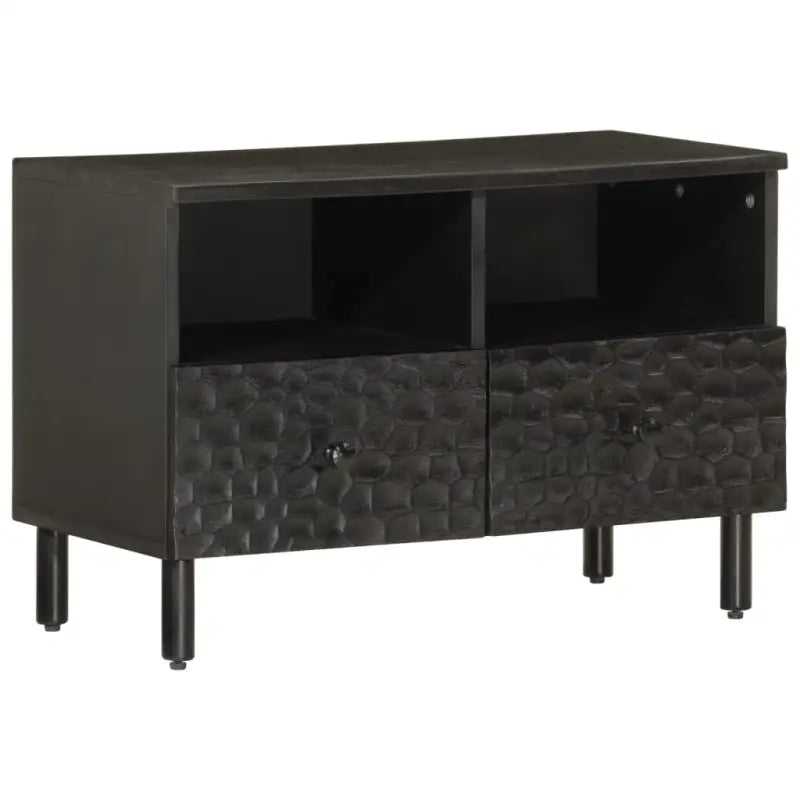 Tv-meubel van massief acaciahout met trendy en praktisch design - Zwart / 1 / massief mangohout - Tv-meubels