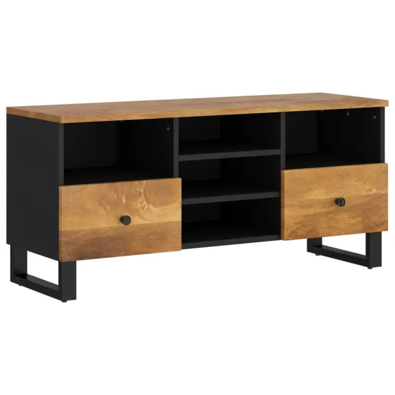 Tv-meubel van massief mangohout en bewerkt hout met trendy design - Tv-meubels