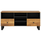 Tv-meubel van massief mangohout en bewerkt hout met trendy design - Tv-meubels