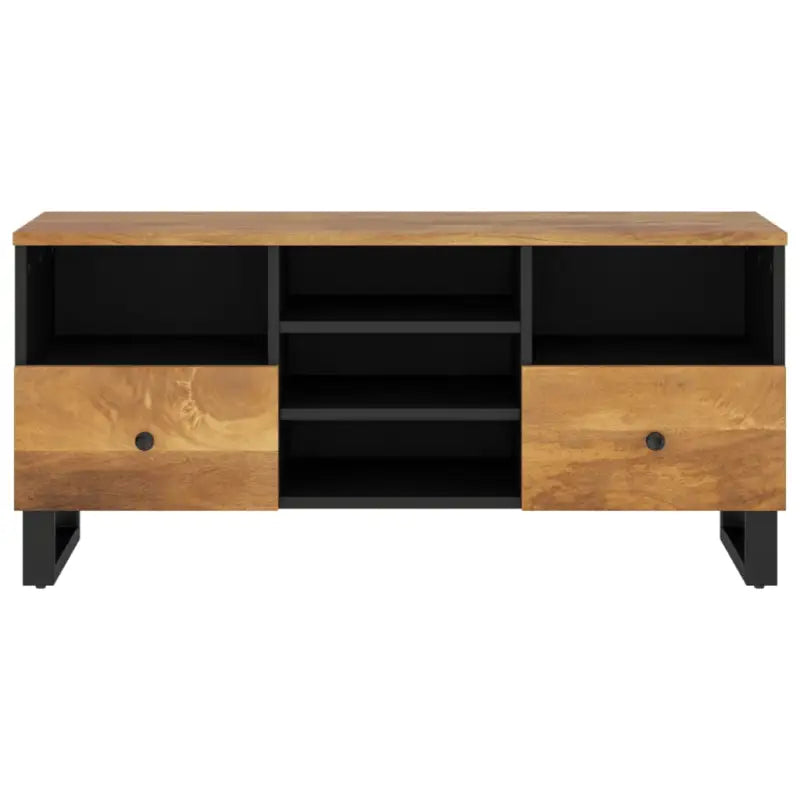 Tv-meubel van massief mangohout en bewerkt hout met trendy design - Tv-meubels