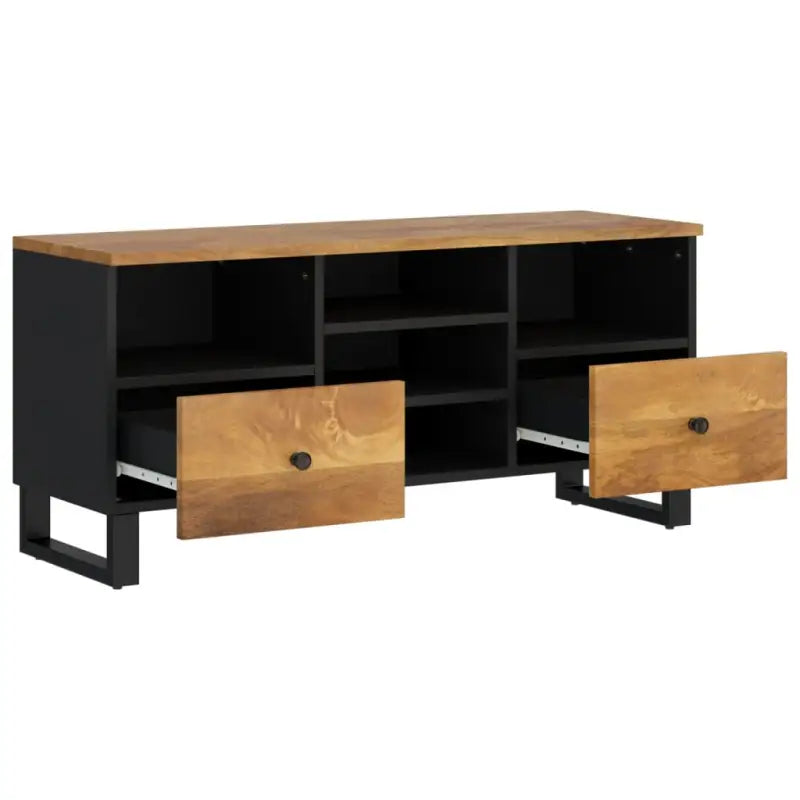 Tv-meubel van massief mangohout en bewerkt hout met trendy design - Tv-meubels