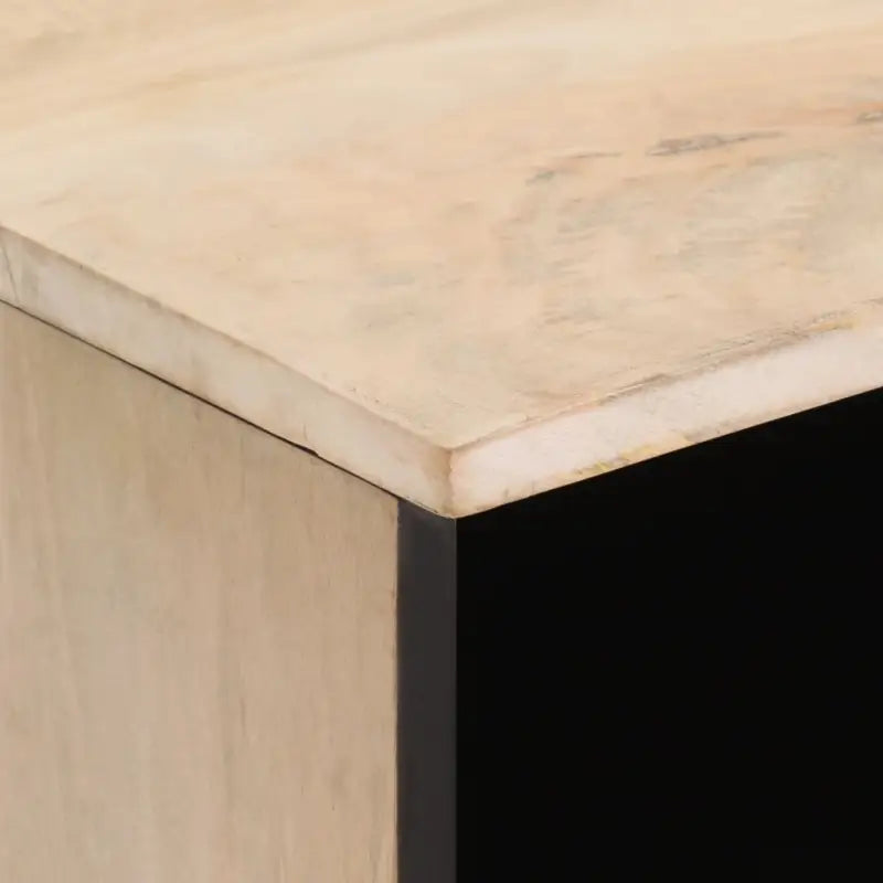 Tv-meubel van massief mangohout met houten poten voor een trendy uitstraling - Tv-meubels