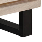 Tv-meubel van massief mangohout met industriële stijl - Cd- & dvd-kasten