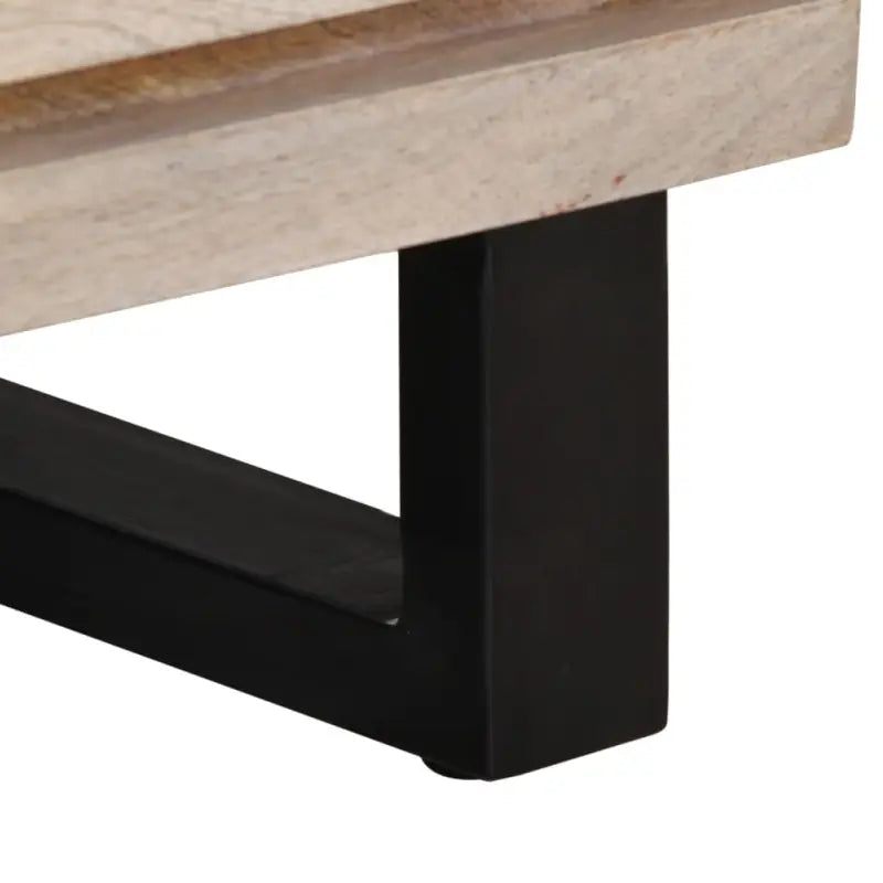 Tv-meubel van massief mangohout met industriële stijl - Cd- & dvd-kasten