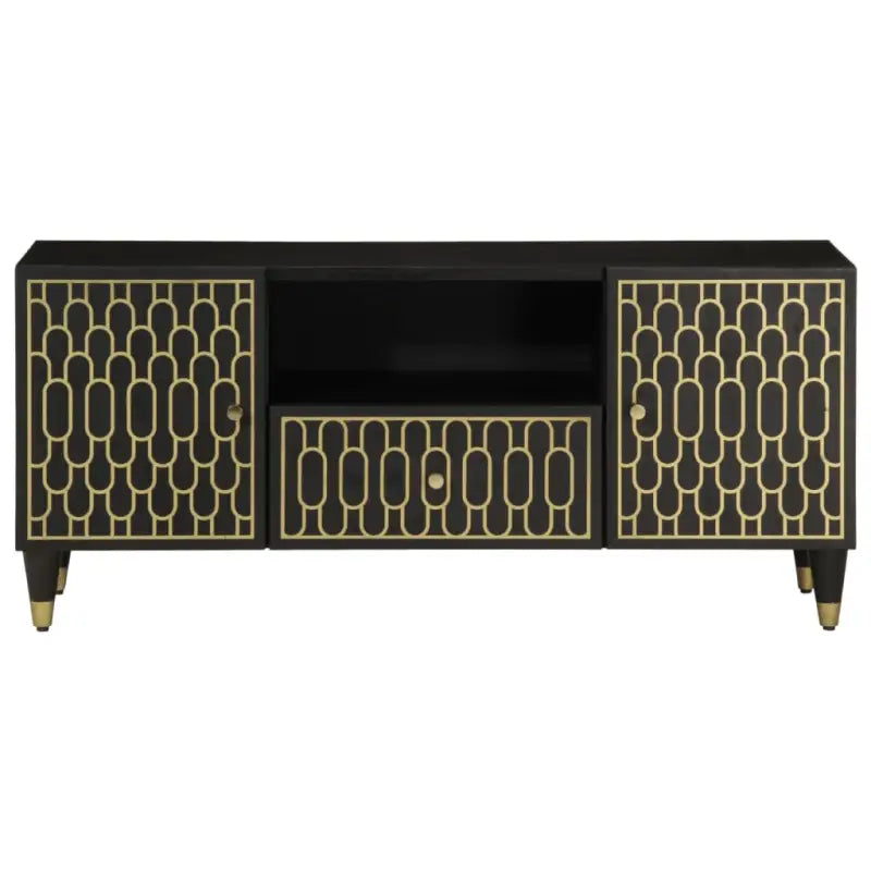 Tv-meubel van massief mangohout met trendy en praktische stijl - Tv-meubels