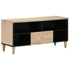 Tv-meubel van massief mangohout met trendy en stevig design - Naturel / 1 - Tv-meubels