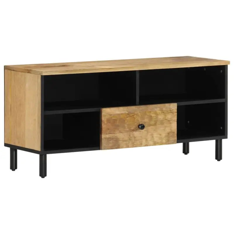 Tv-meubel van massief mangohout met trendy en stevig design - Naturel / 1 / massief mangohout - Tv-meubels