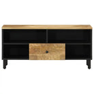 Tv-meubel van massief mangohout met trendy en stevig design - Tv-meubels