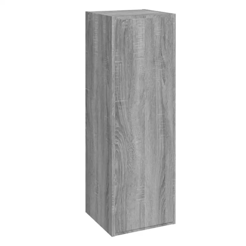 Tv-meubels in grijs sonoma met bewerkt hout voor een klassiek accent - Tv-meubels