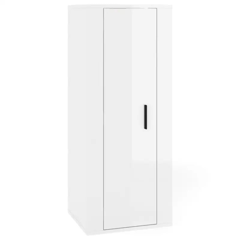 Tv-meubels in hoogglans wit met bewerkt hout voor een klassiek interieur - Hoogglans wit / 2 - Tv-meubels