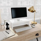Tv-meubels met bewerkt hout met minimalistisch ontwerp - Hoogglans wit / 1 - Tv-meubels