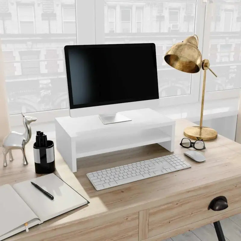 Tv-meubels met bewerkt hout met minimalistisch ontwerp - Wit / 1 - Tv-meubels