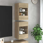 Tv-meubels met duurzame bewerkte hout en rgb led-verlichting - Tv-meubels