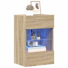 Tv-meubels met duurzame bewerkte hout en rgb led-verlichting - Tv-meubels