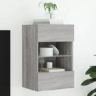 Tv-meubels met duurzame bewerkte hout en rgb led-verlichting - Grijs sonoma / 1 / 40 cm - Tv-meubels